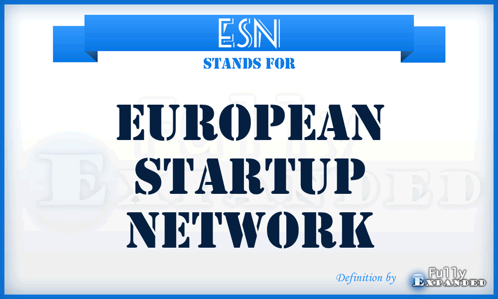 ESN - European Startup Network