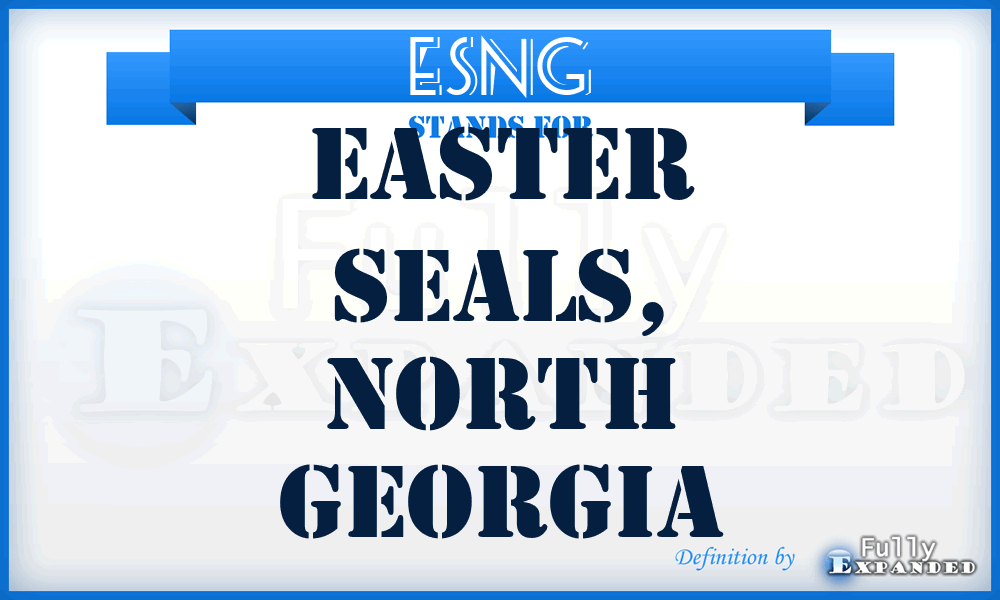 ESNG - Easter Seals, North Georgia