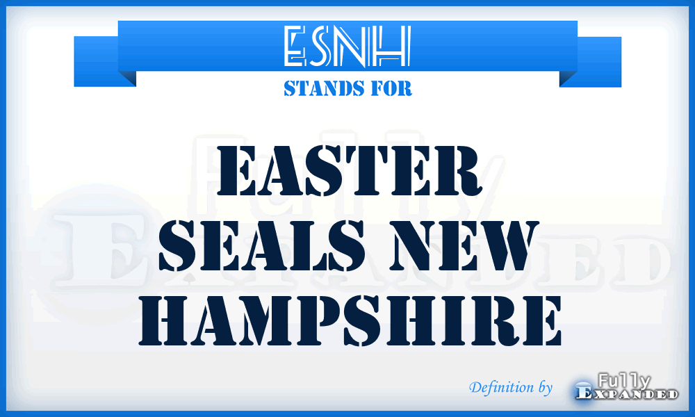 ESNH - Easter Seals New Hampshire