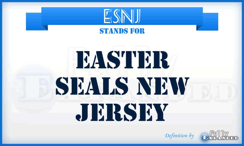 ESNJ - Easter Seals New Jersey