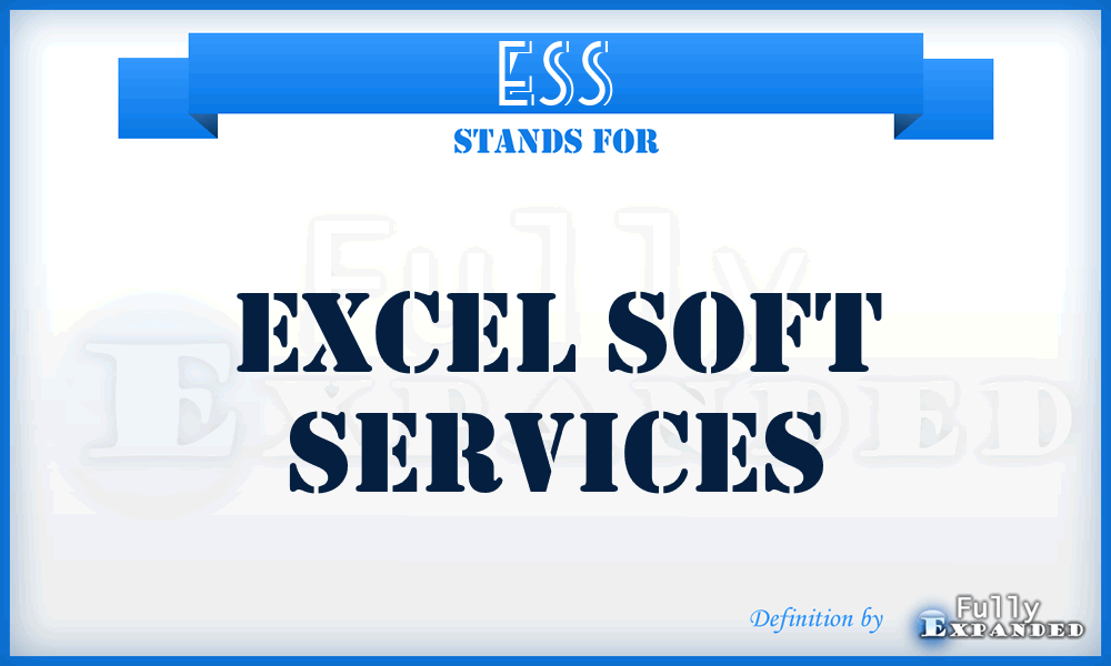 ESS - Excel Soft Services