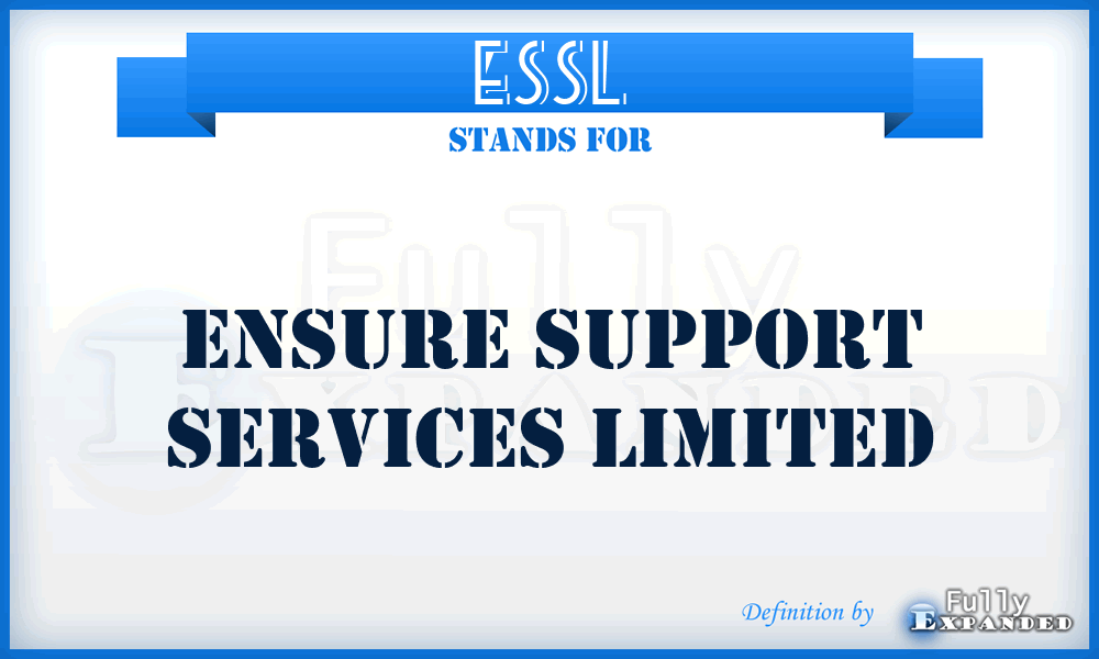 ESSL - Ensure Support Services Limited