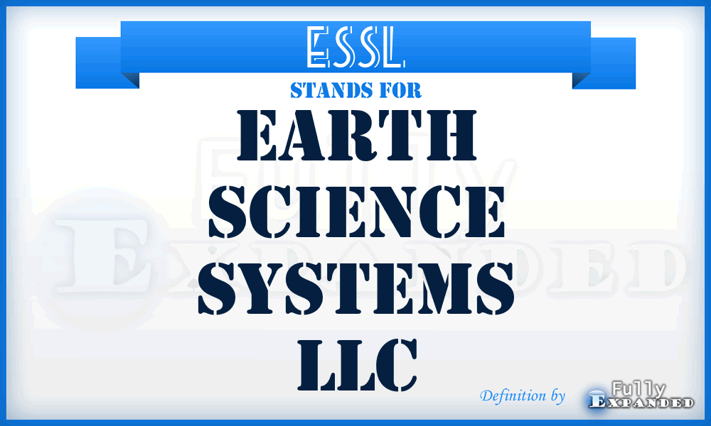 ESSL - Earth Science Systems LLC