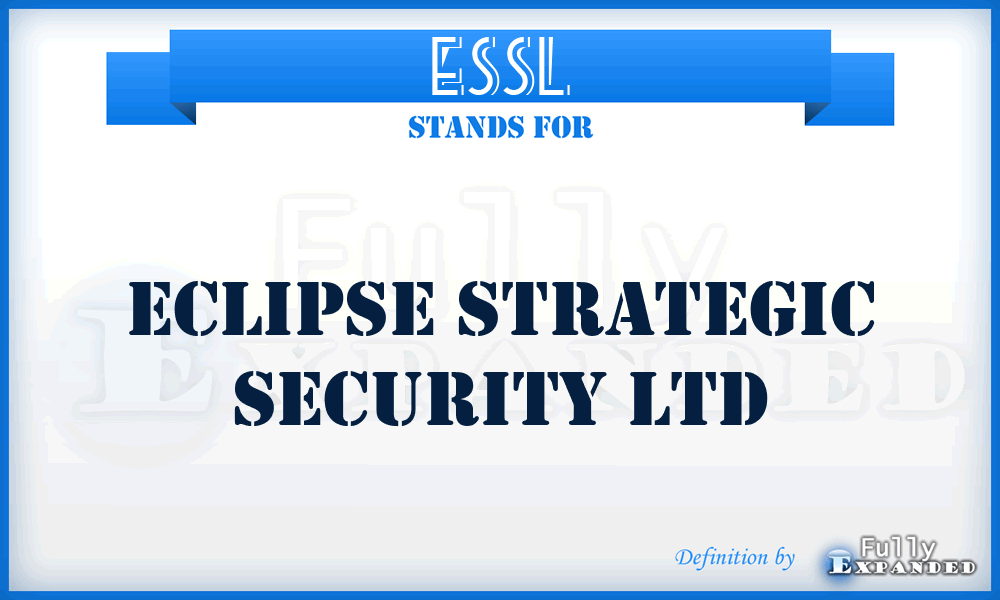 ESSL - Eclipse Strategic Security Ltd
