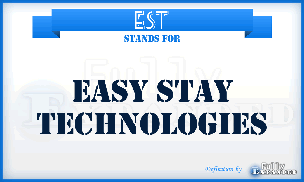 EST - Easy Stay Technologies