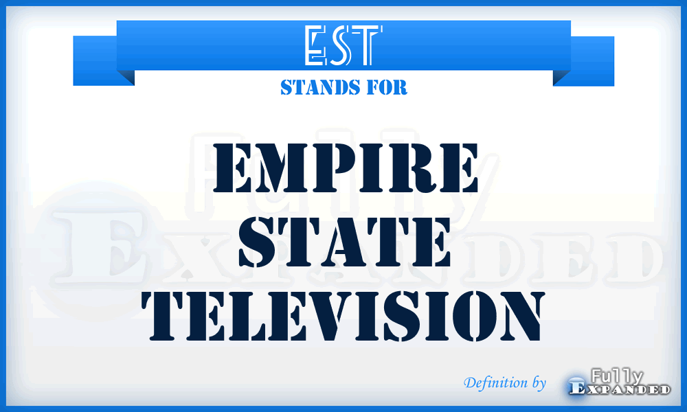 EST - Empire State Television