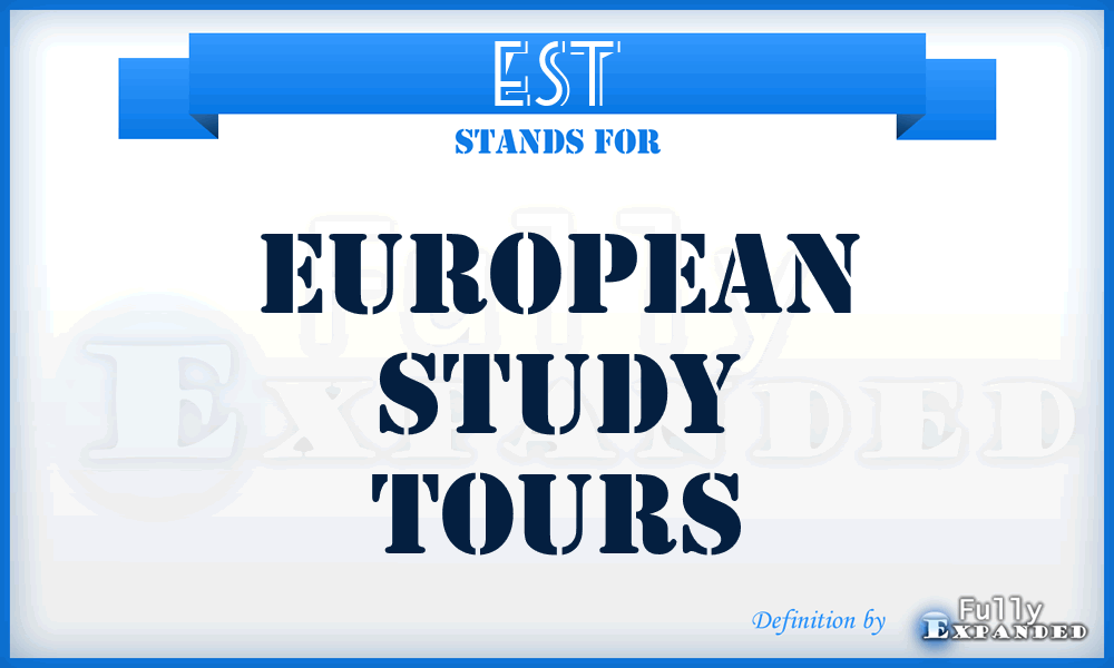 EST - European Study Tours