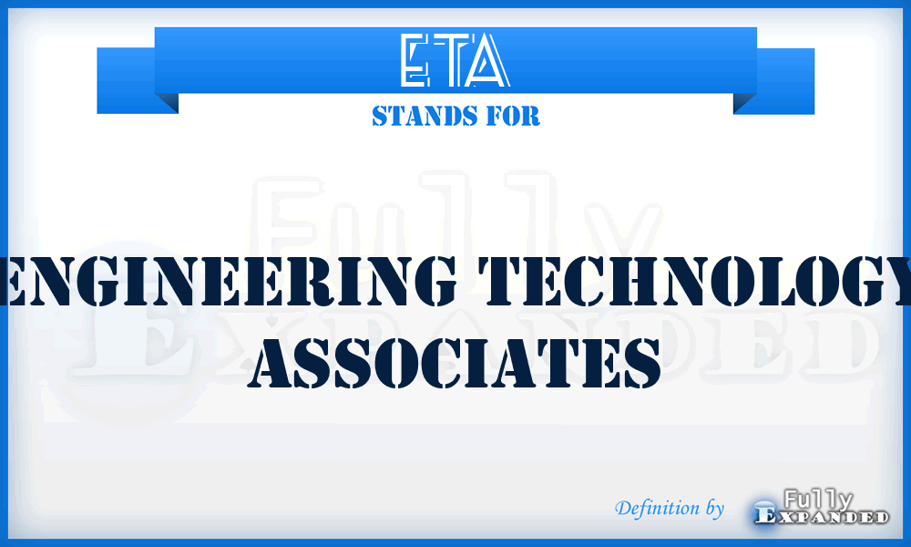 ETA - Engineering Technology Associates