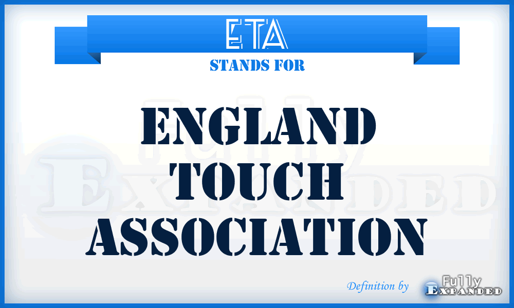 ETA - England Touch Association