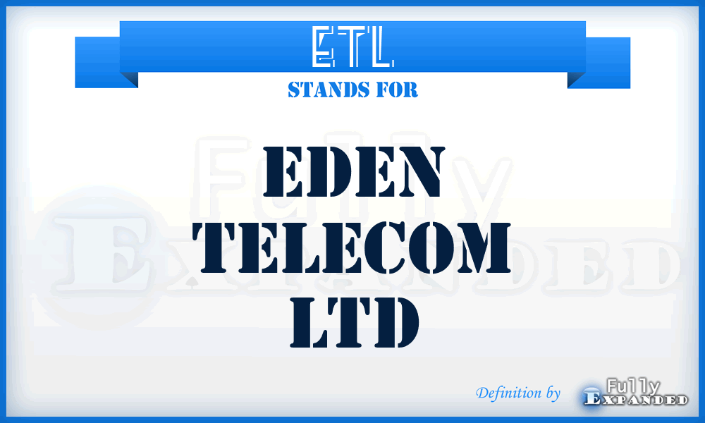 ETL - Eden Telecom Ltd