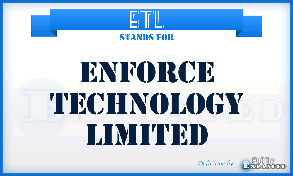 ETL - Enforce Technology Limited