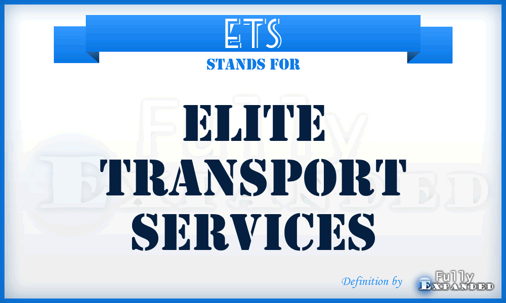 ETS - Elite Transport Services