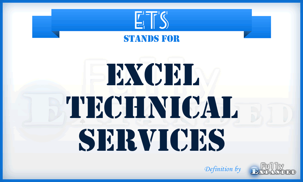 ETS - Excel Technical Services