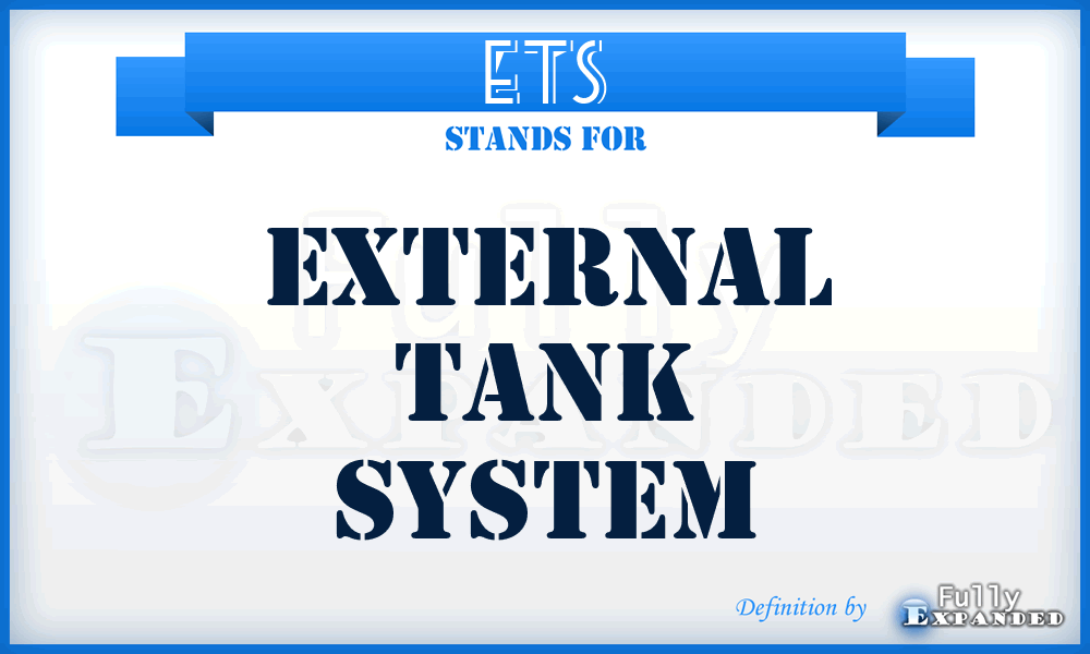 ETS - External Tank System