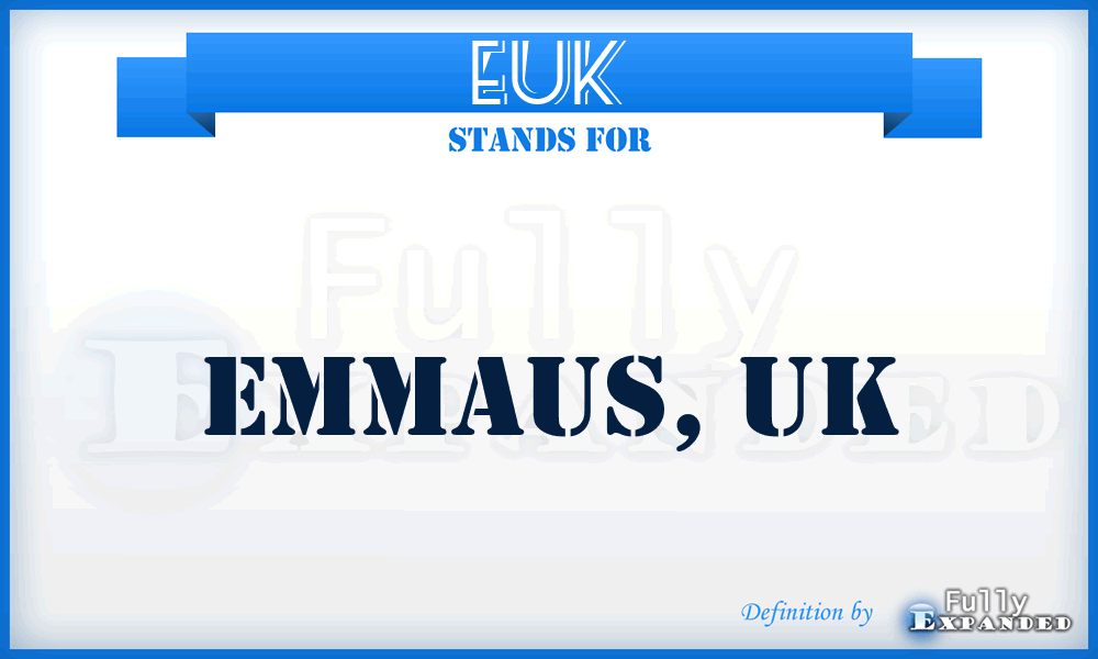 EUK - Emmaus, UK
