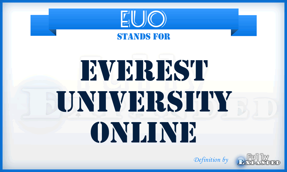 EUO - Everest University Online