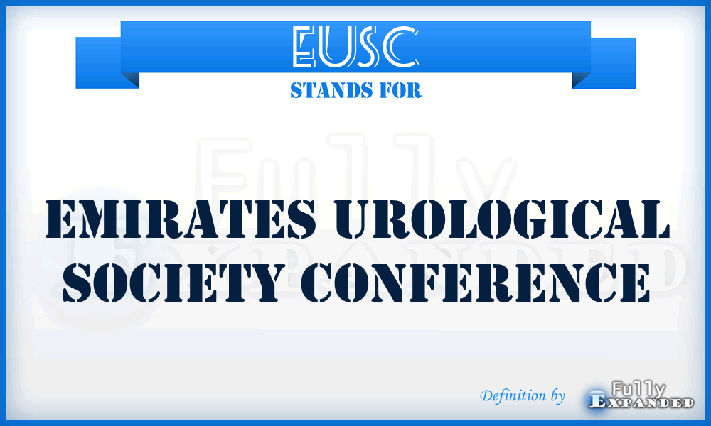 EUSC - Emirates Urological Society Conference