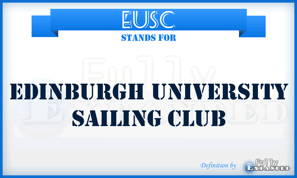 EUSC - Edinburgh University Sailing Club