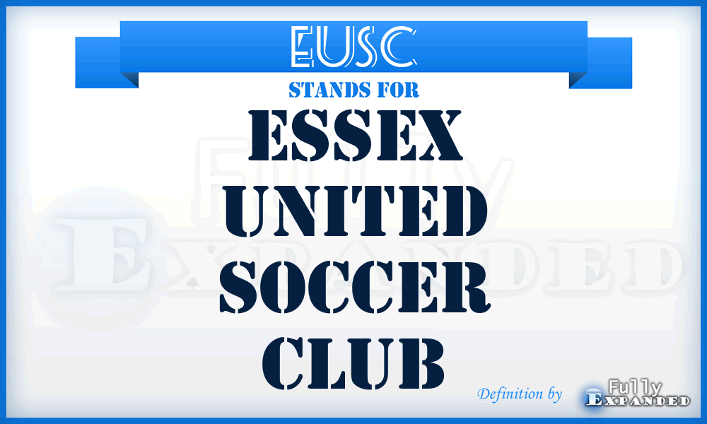 EUSC - Essex United Soccer Club