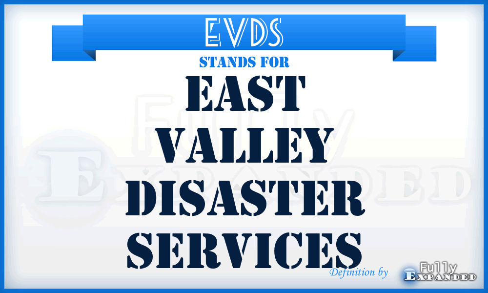 EVDS - East Valley Disaster Services