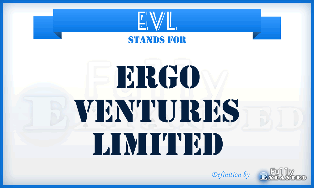 EVL - Ergo Ventures Limited