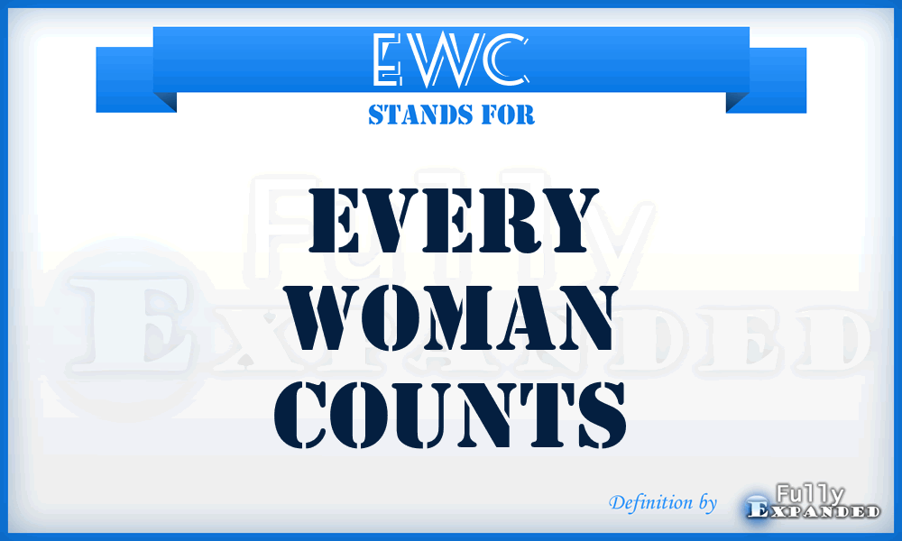 EWC - Every Woman Counts