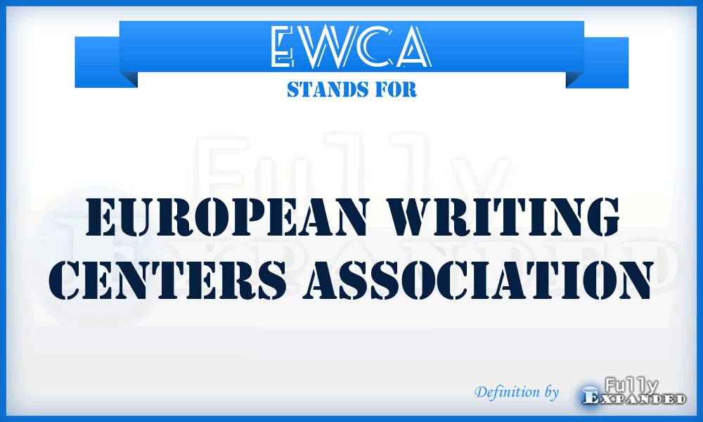 EWCA - European Writing Centers Association