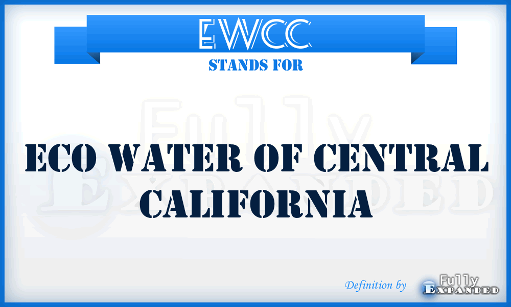 EWCC - Eco Water of Central California