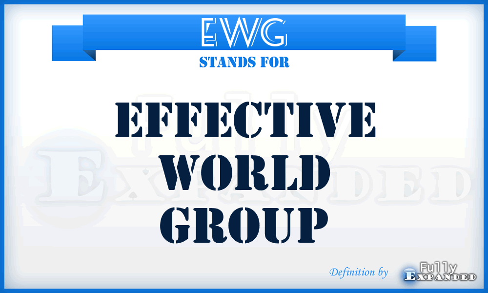 EWG - Effective World Group