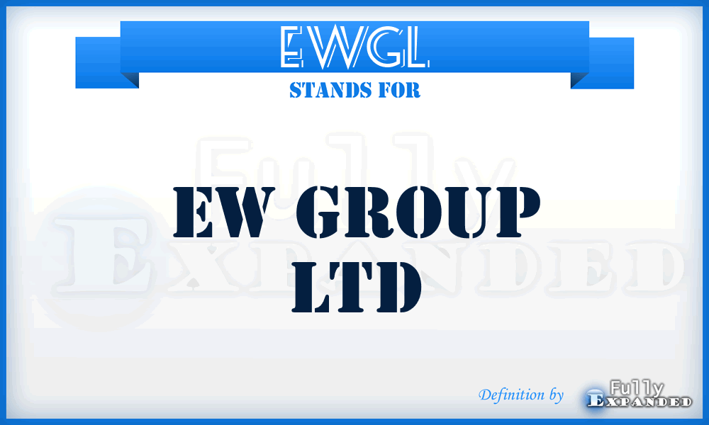 EWGL - EW Group Ltd