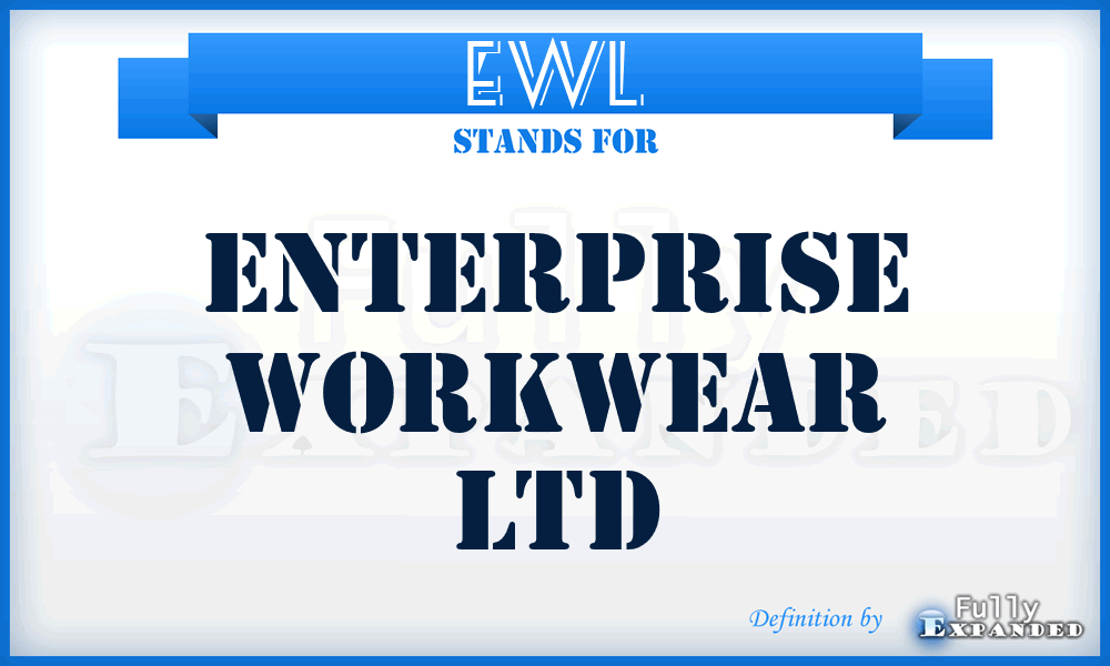 EWL - Enterprise Workwear Ltd