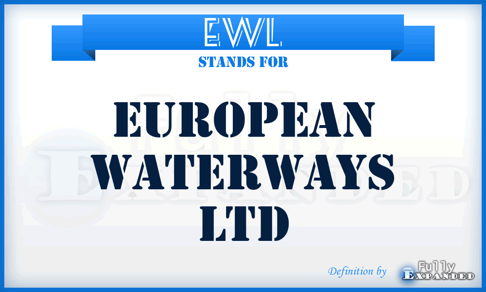 EWL - European Waterways Ltd
