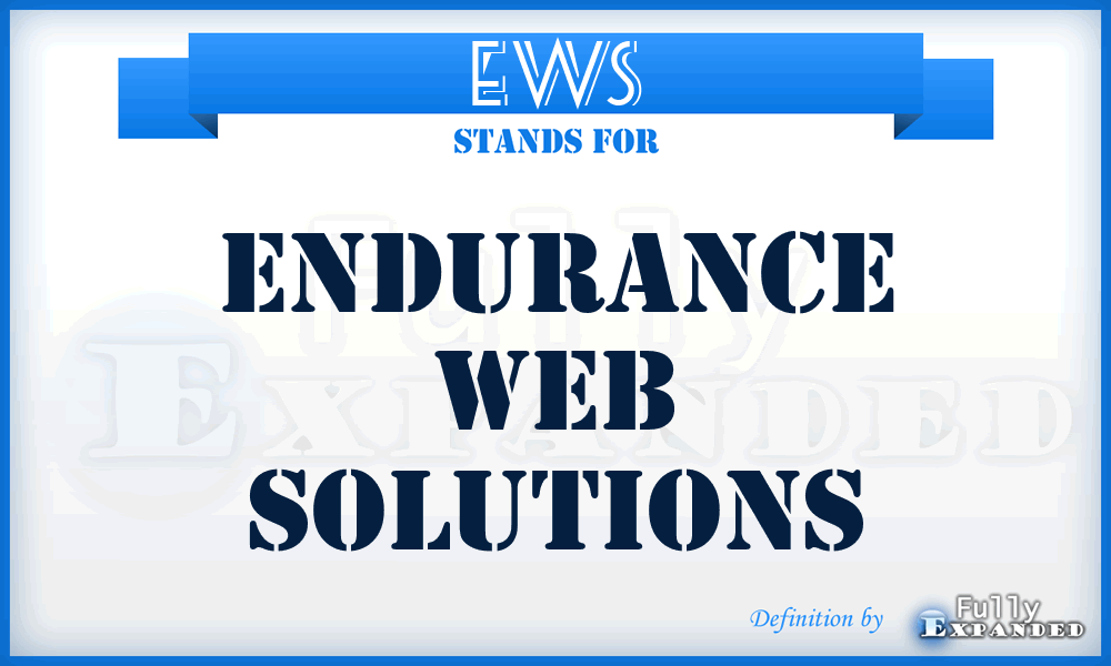EWS - Endurance Web Solutions