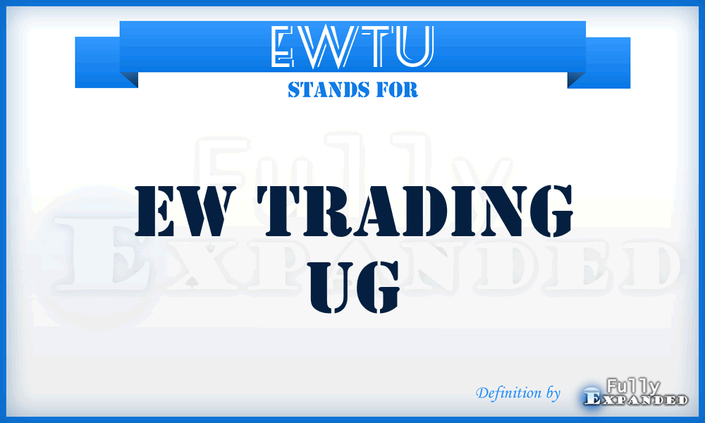 EWTU - EW Trading Ug