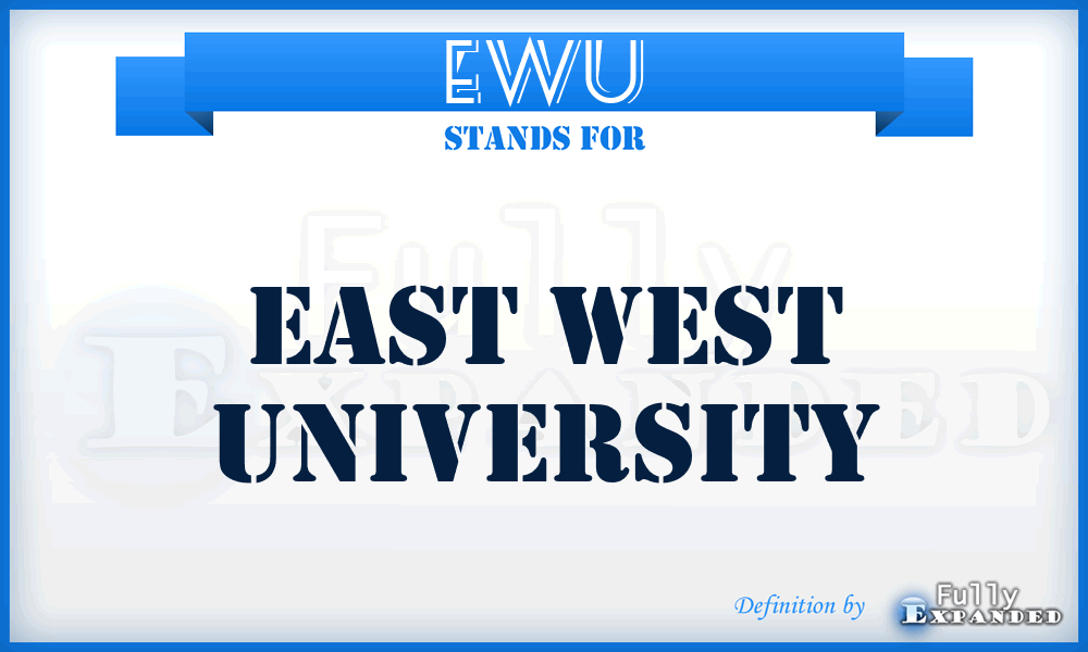 EWU - East West University