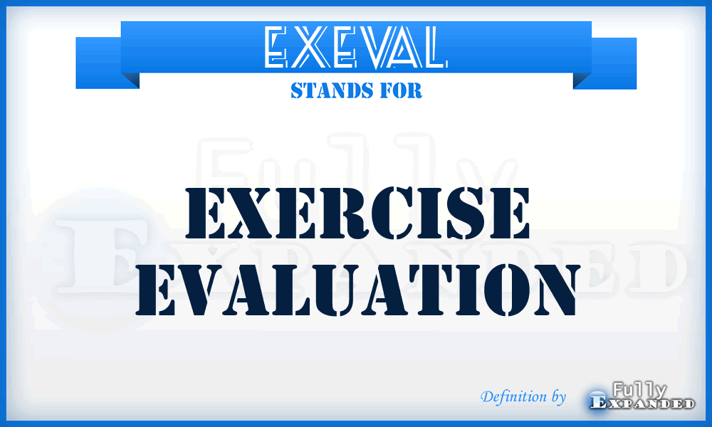 EXEVAL - Exercise Evaluation