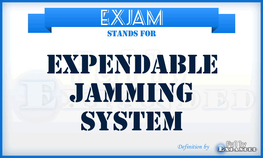 EXJAM - Expendable Jamming System