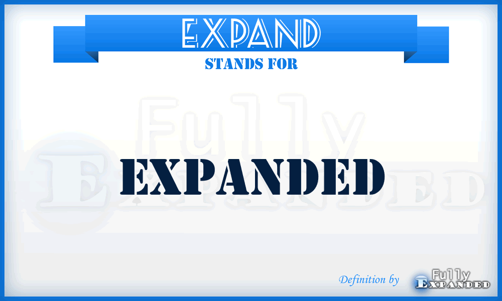 EXPAND - ExpandED