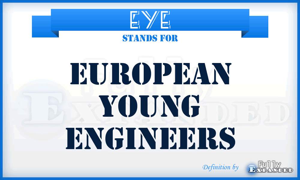 EYE - European Young Engineers