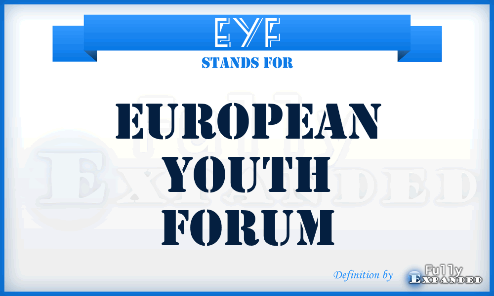 EYF - European Youth Forum