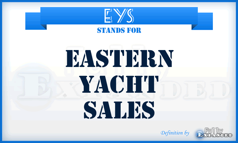 EYS - Eastern Yacht Sales