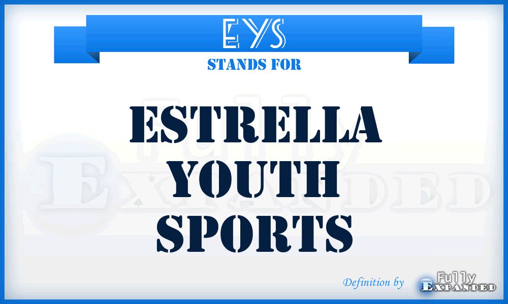 EYS - Estrella Youth Sports