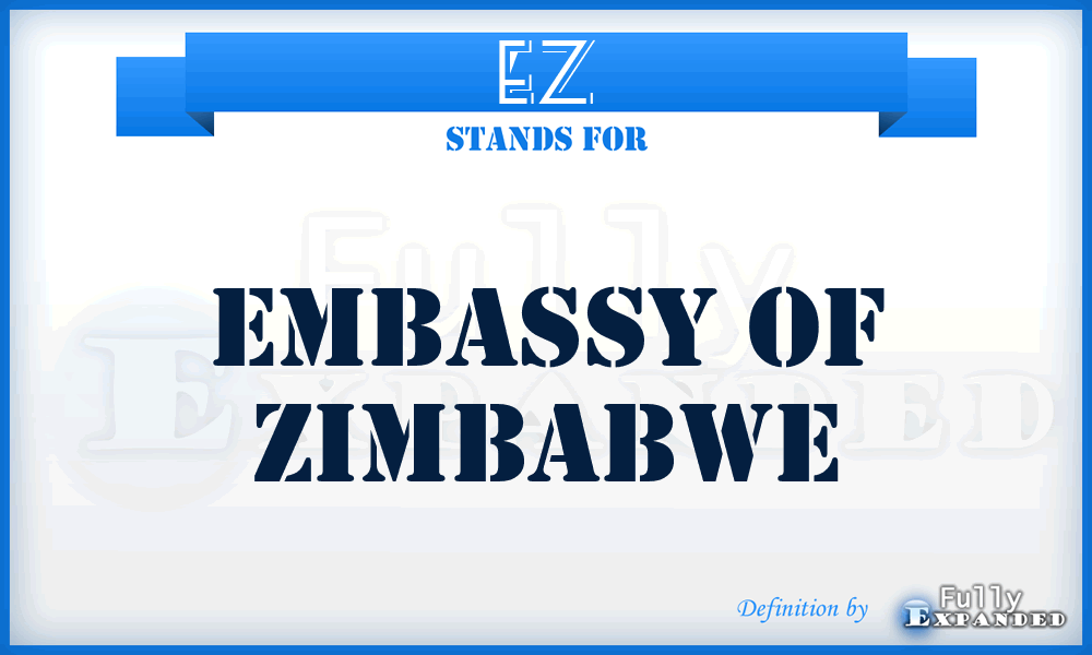 EZ - Embassy of Zimbabwe