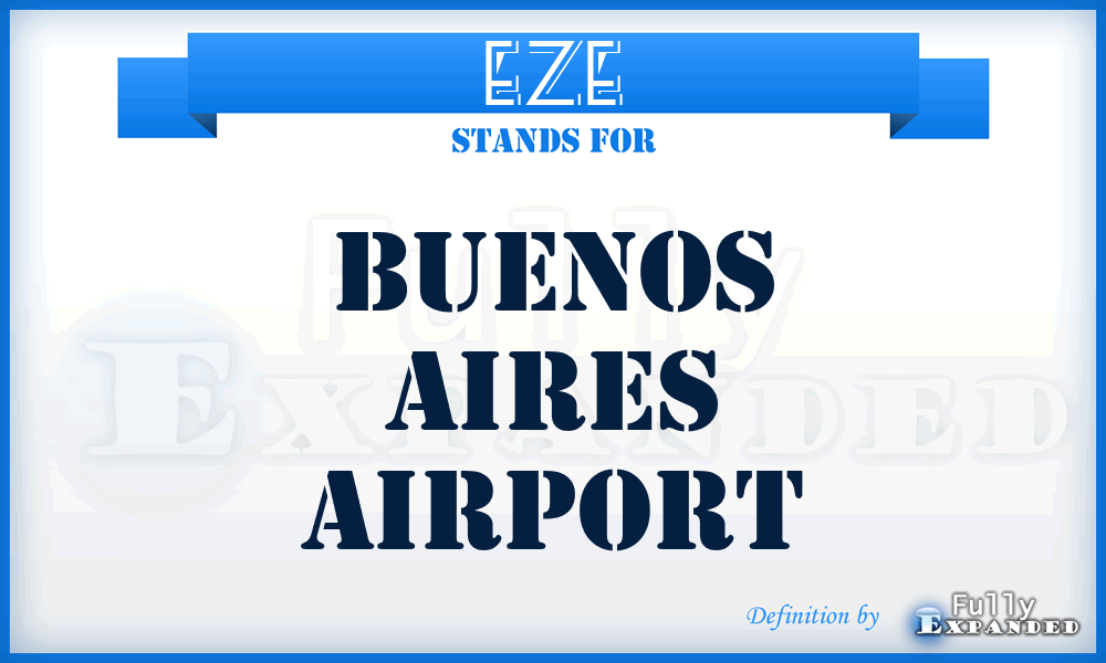 EZE - Buenos Aires airport