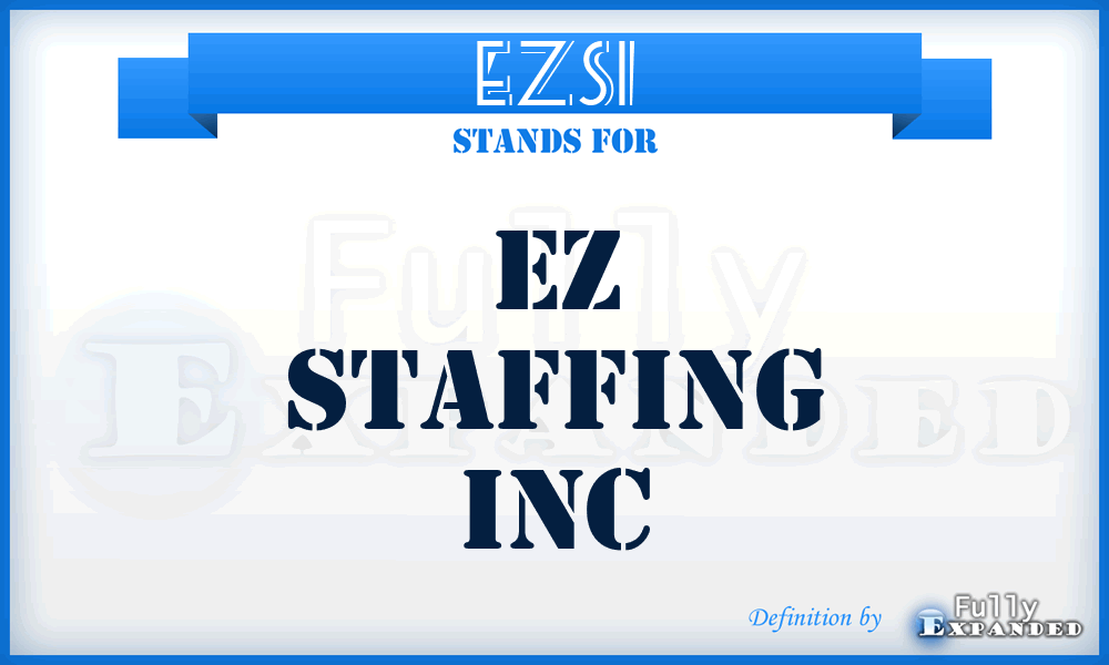EZSI - EZ Staffing Inc