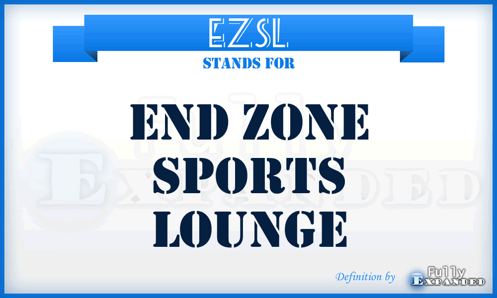 EZSL - End Zone Sports Lounge
