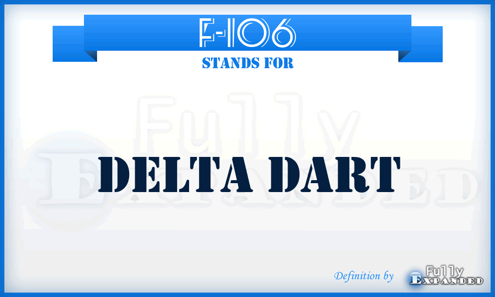 F-106 - Delta Dart