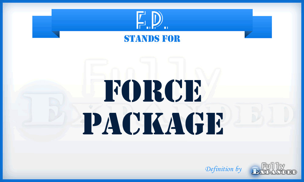 F.P. - Force Package
