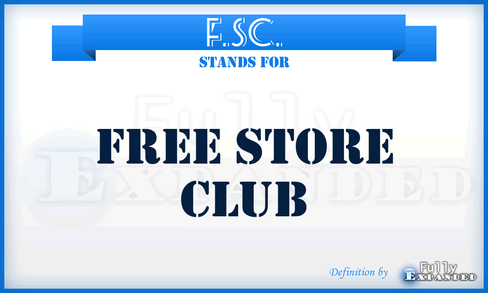 F.SC. - Free Store Club