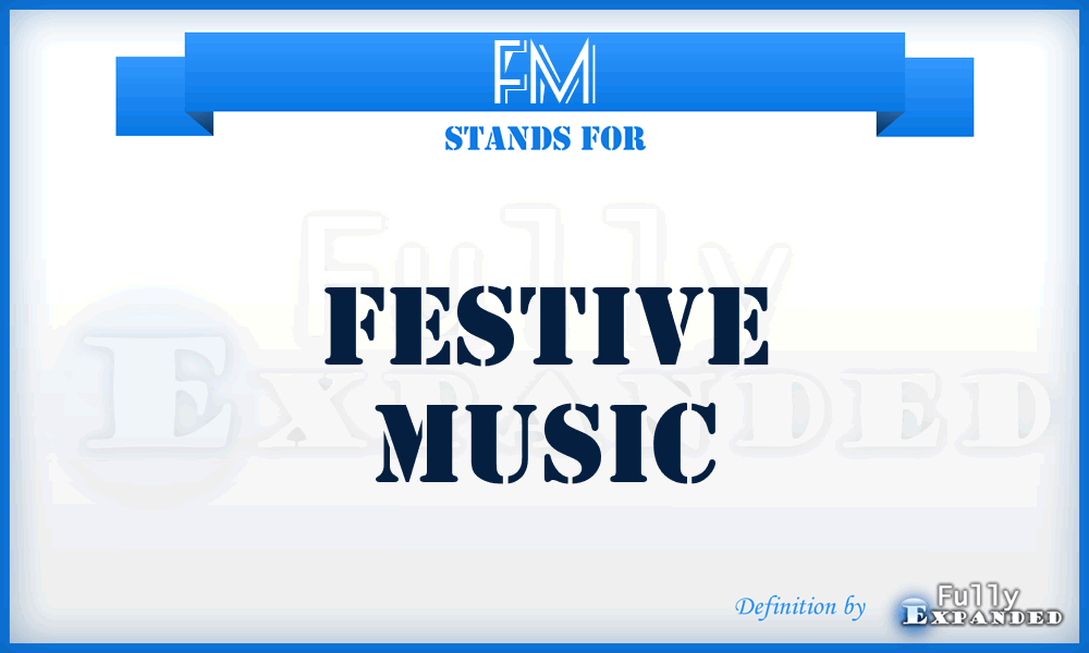 FM - Festive Music